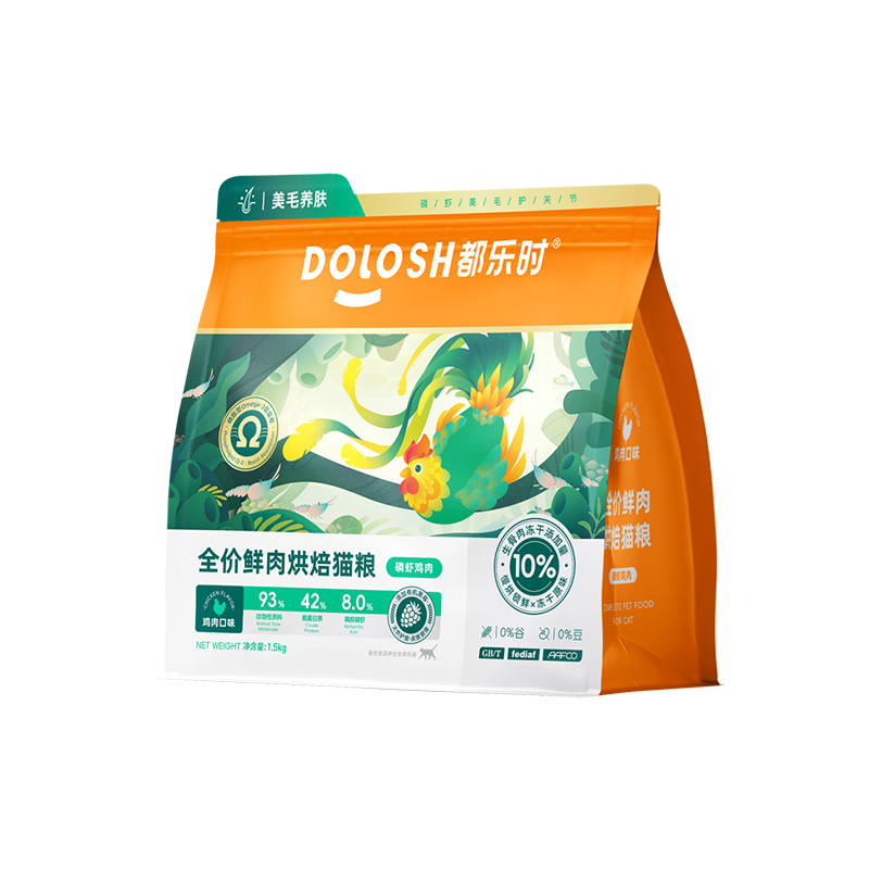 磷虾鸡肉烘焙猫粮